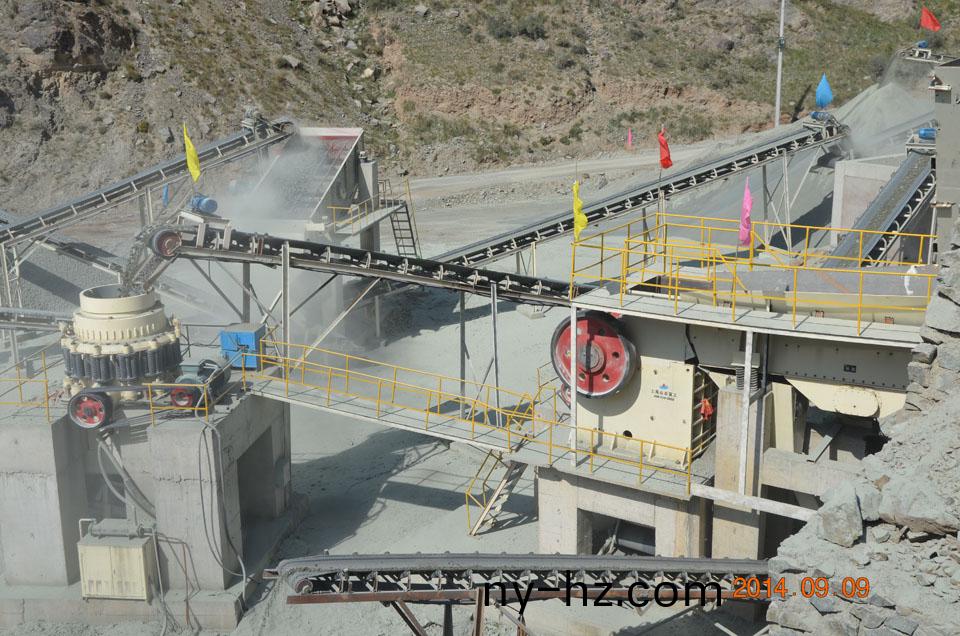 河卵石(shi)碎石生産線
